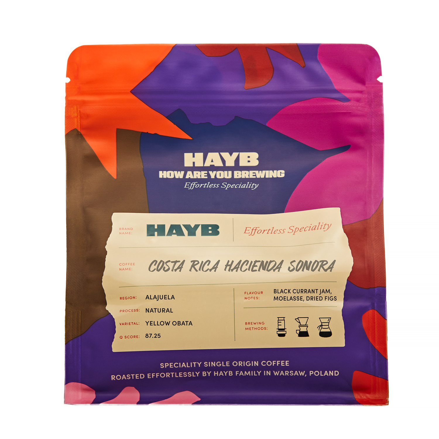 HAYB - Costa Rica Hacienda Sonora Natural Filter 250g