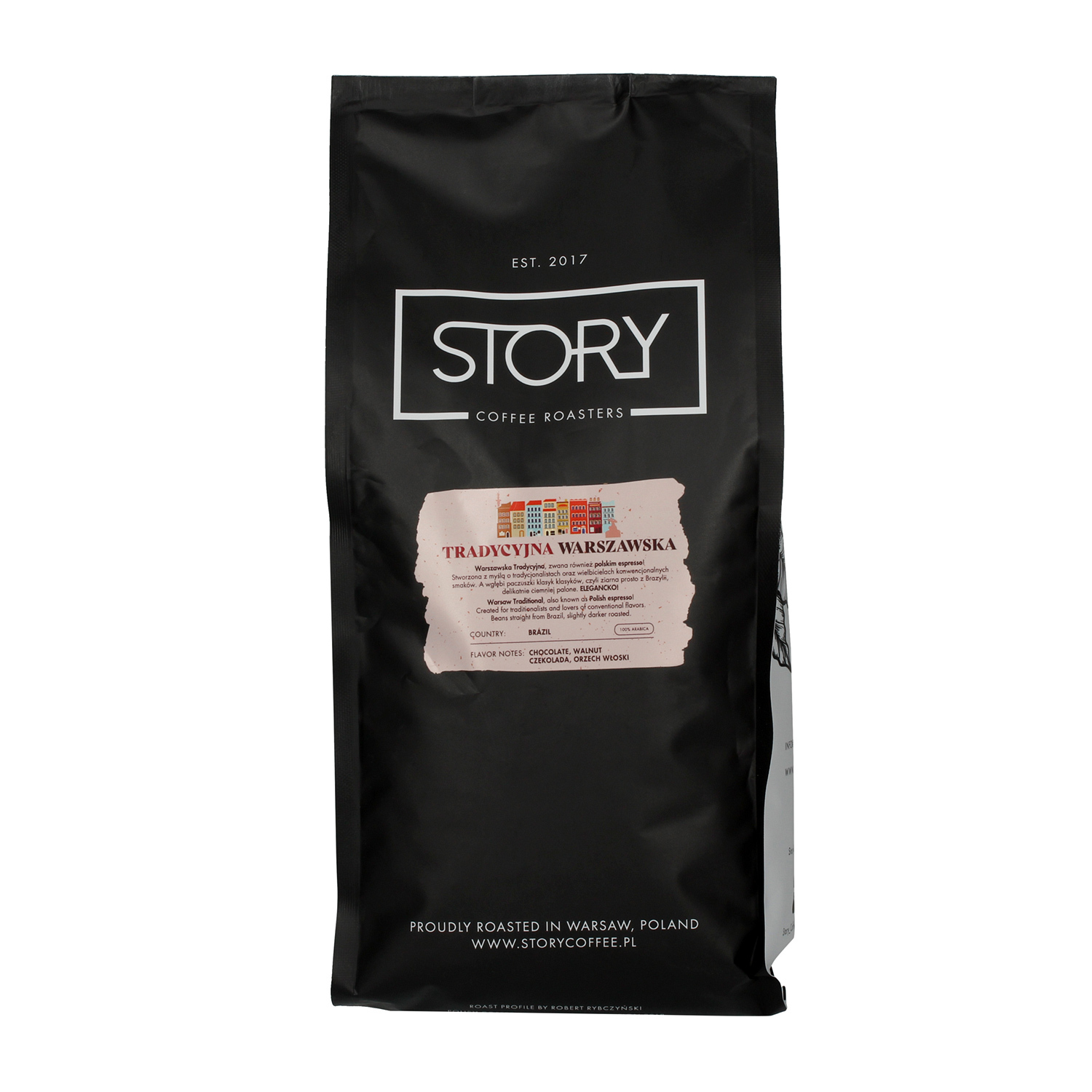 Story Coffee Tradycyjna Warszawska ESP 1kg, kawa ziarnista