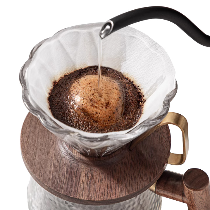 zeroHero - dripper szklany Prisma Walnut 1-2 fil.