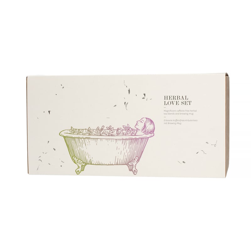 Paper & Tea - Herbal Love Set - Zestaw zaparzacz + herbata