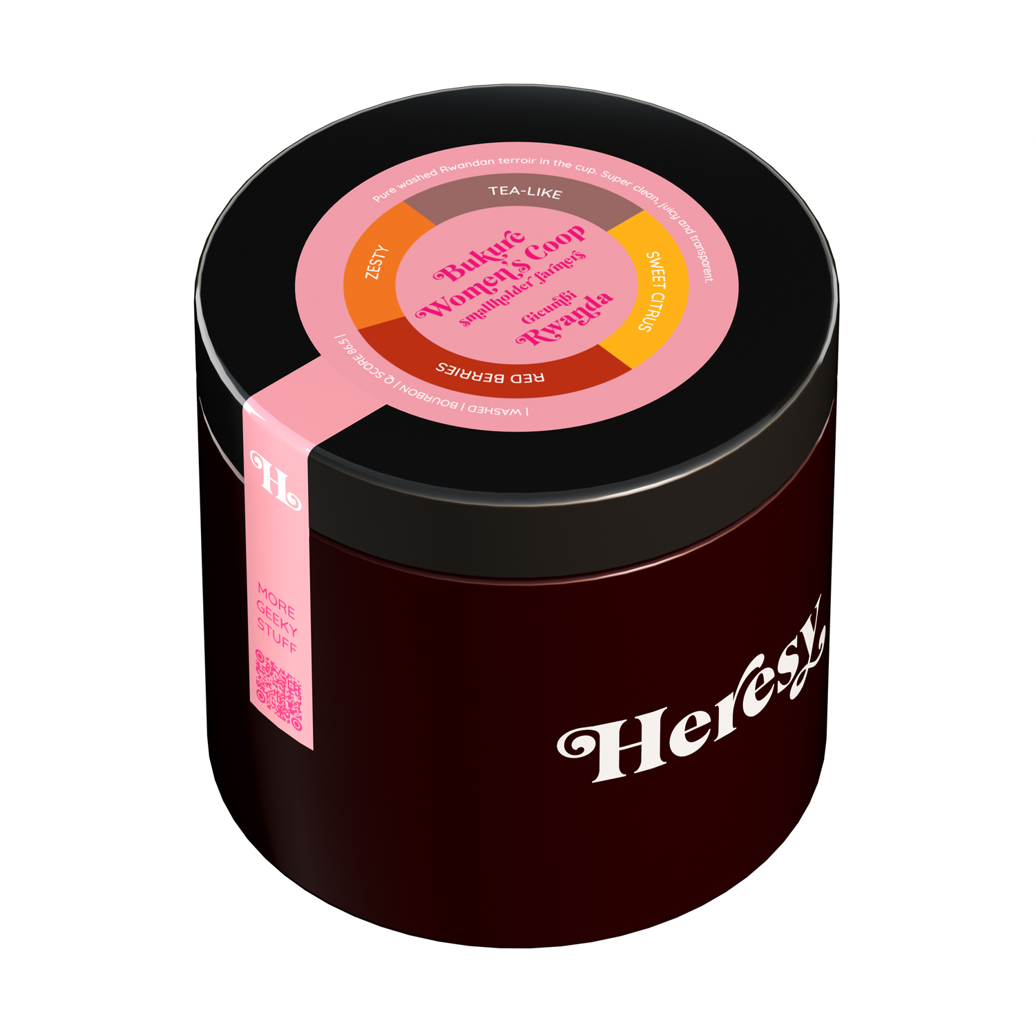 Heresy - kawa ziarnista Rwanda Bukure Washed Filter 252 g