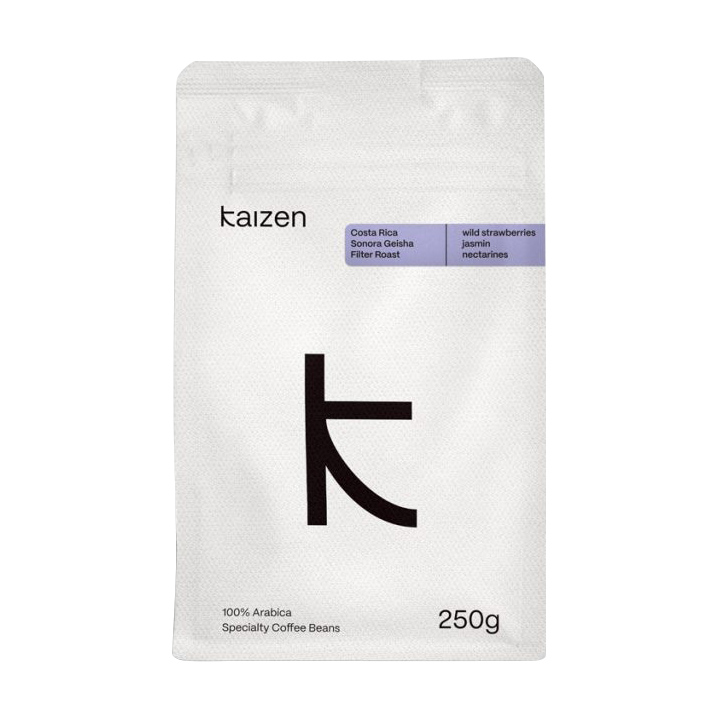 Kaizen - kawa ziarnista Kostaryka Sonora Geisha Natural Filter 250 g