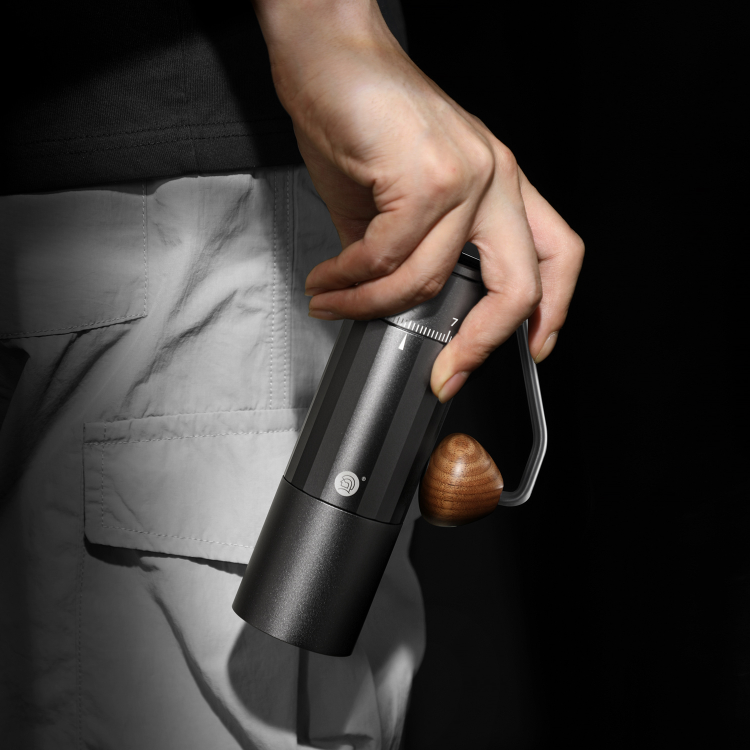 zeroHero - Z5 X-Fold - Młynek ręczny - Szary