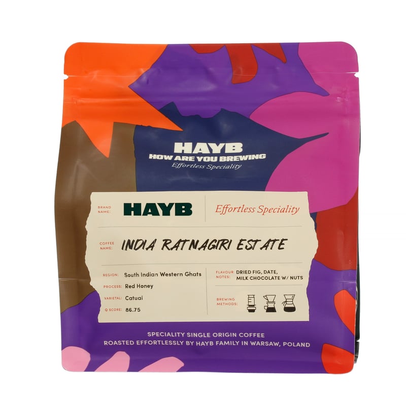 HAYB - Indie Ratnagiri Estate Red Honey Filter 250g (outlet)