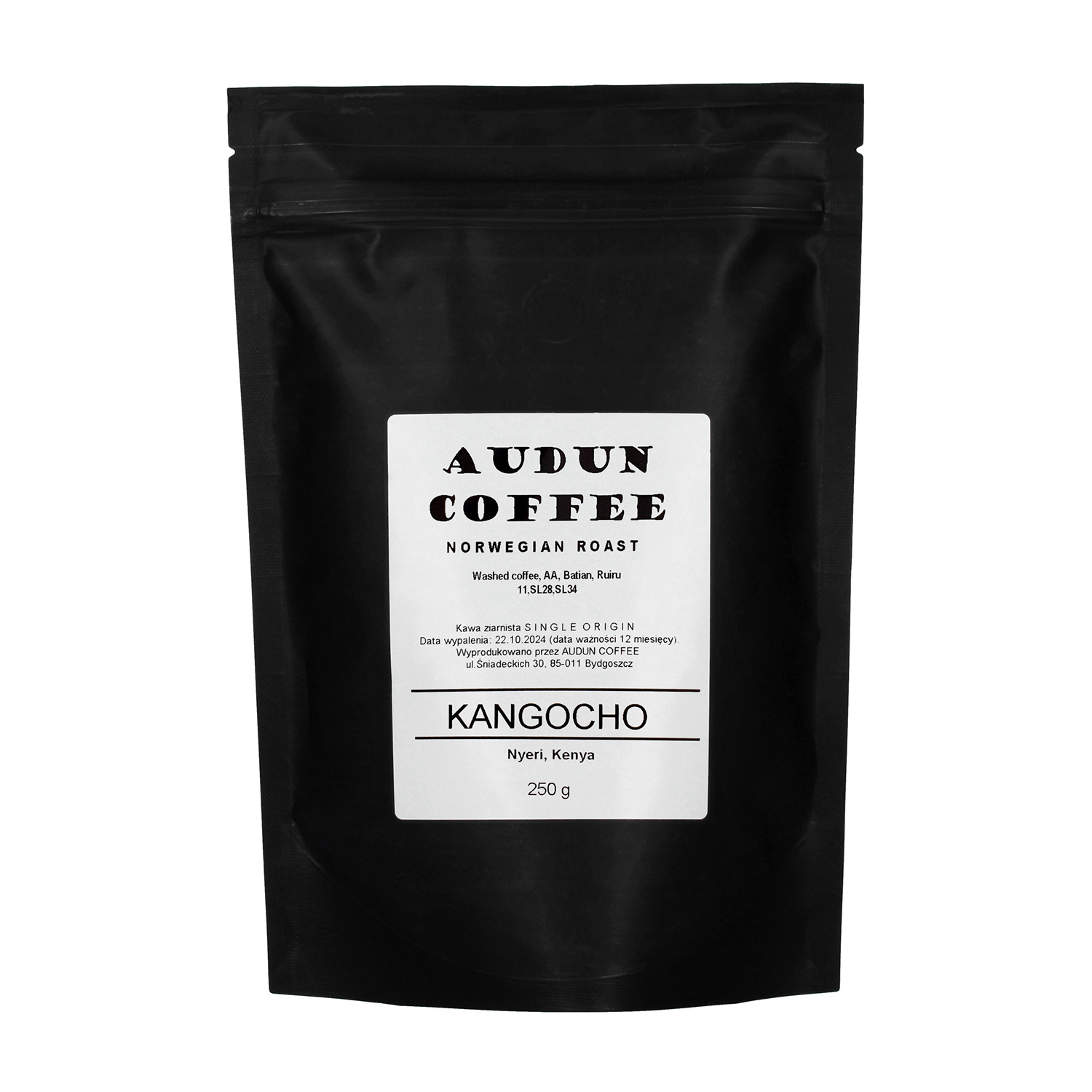 Audun Coffee - Kenya Kangocho Washed Filter 250g