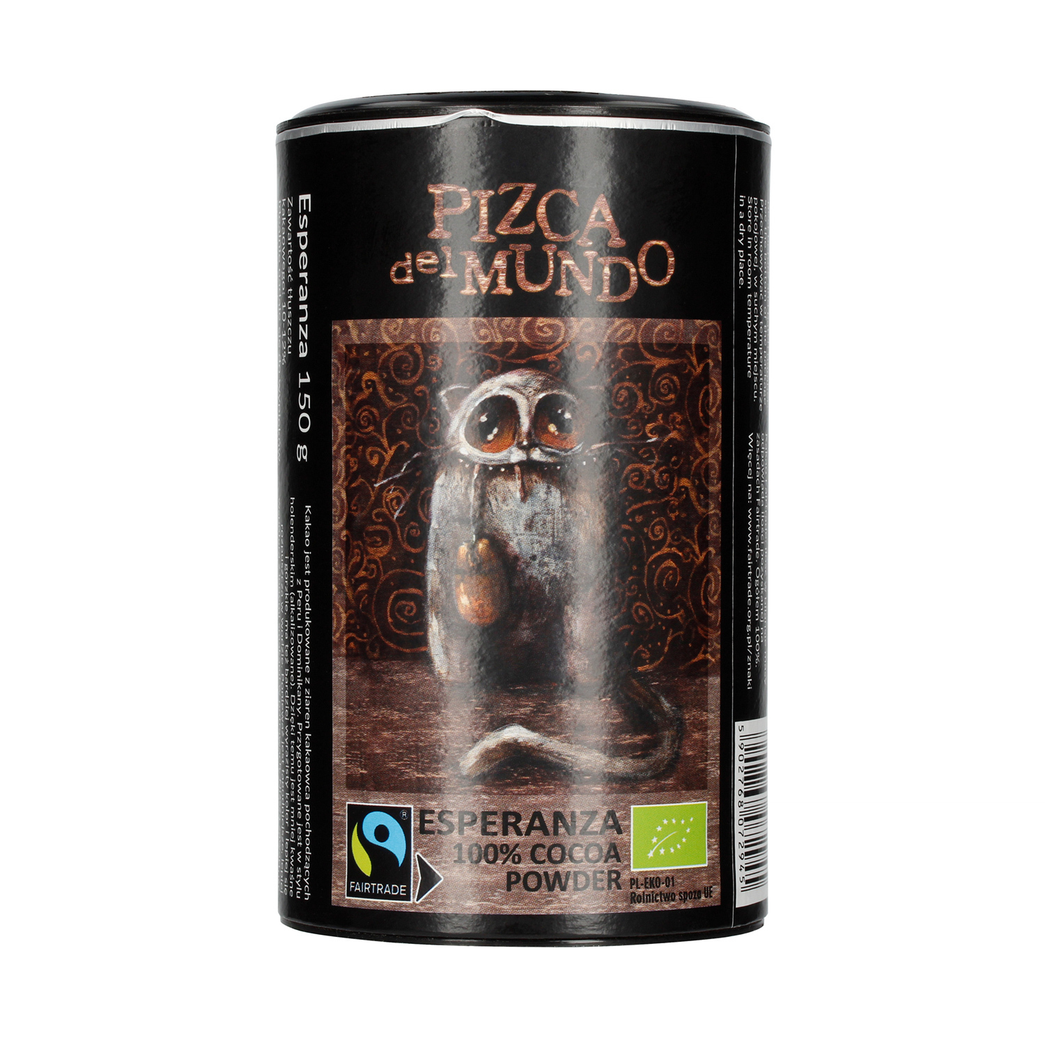 Pizca del Mundo - Esperanza - 100% alkalizowane kakao odtłuszczone 150g