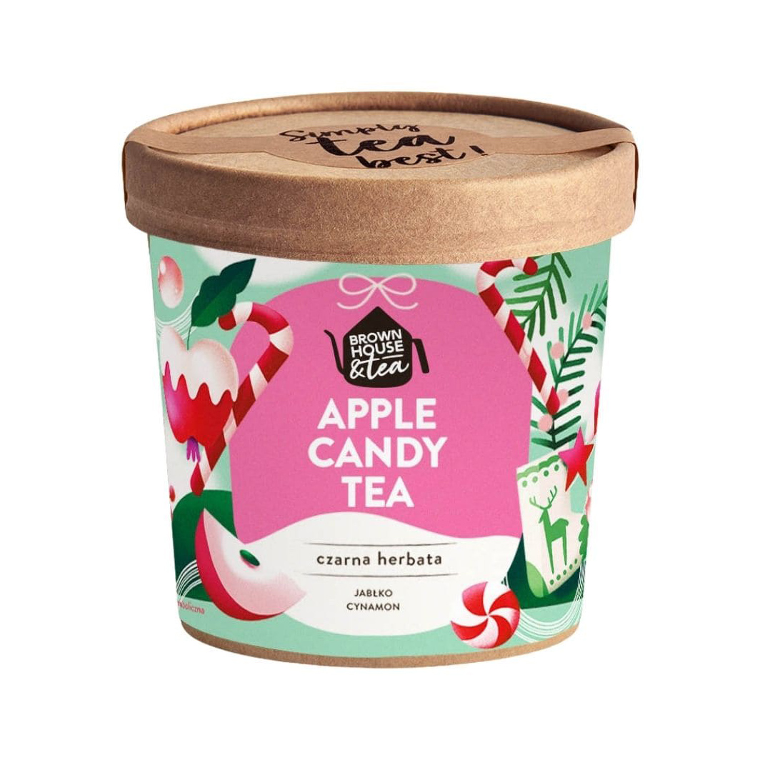 Brown House & Tea - Apple Candy Tea - czarna herbata 40 g