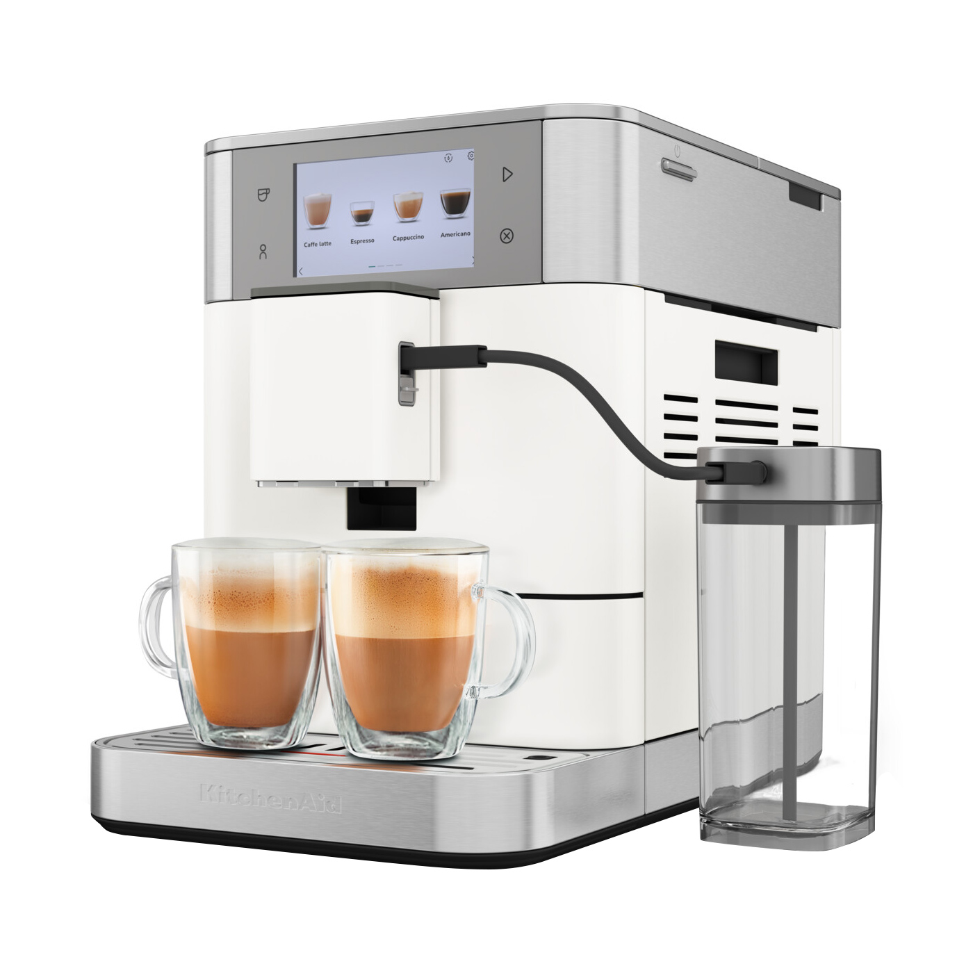 KitchenAid - Automatic Espresso Machine KF8 porcelain white