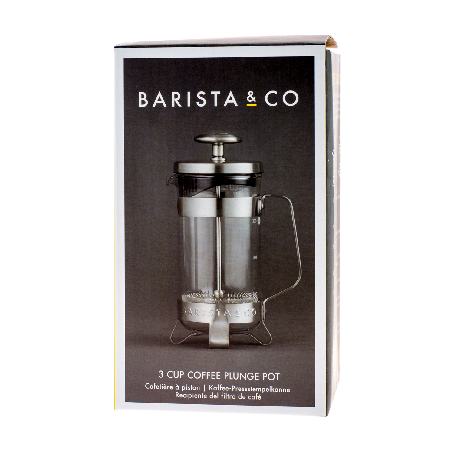 Barista & Co - 3 Cup Plunge Pot Electric Steel - French Press