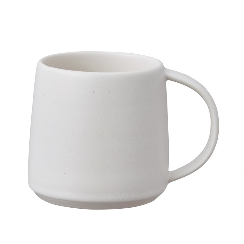 KINTO - RIPPLE - Kubek ceramiczny - Biały 250ml