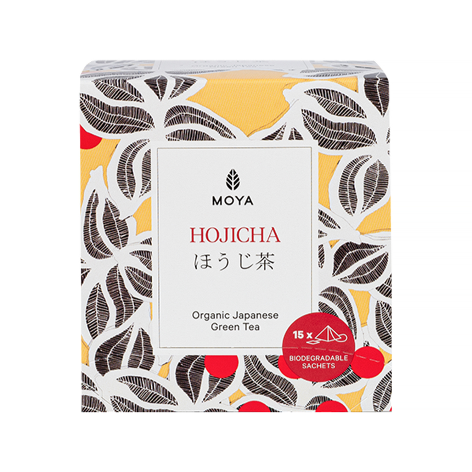 Moya Matcha - herbata zielona w saszetkach Hojicha 15 x 1,5 g