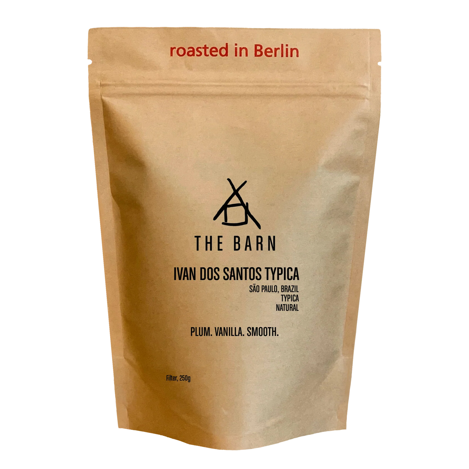The Barn - kawa ziarnista Brazylia Ivan Dos Santos Typica Natural Filter 250 g