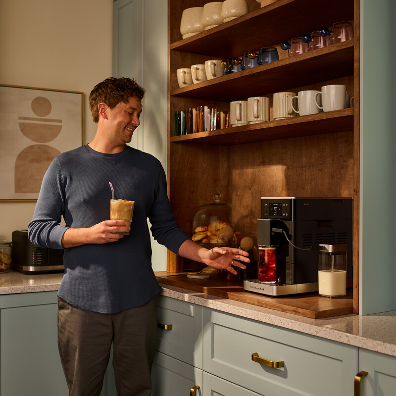 KitchenAid - Automatic Espresso Machine KF4 matte black
