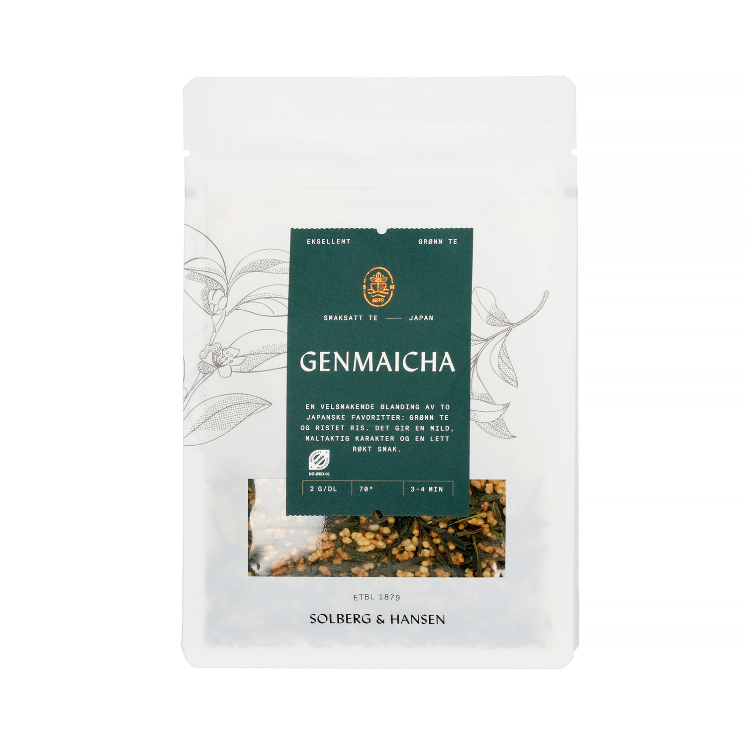 Solberg & Hansen - Tea leaves - Japan Genmaicha