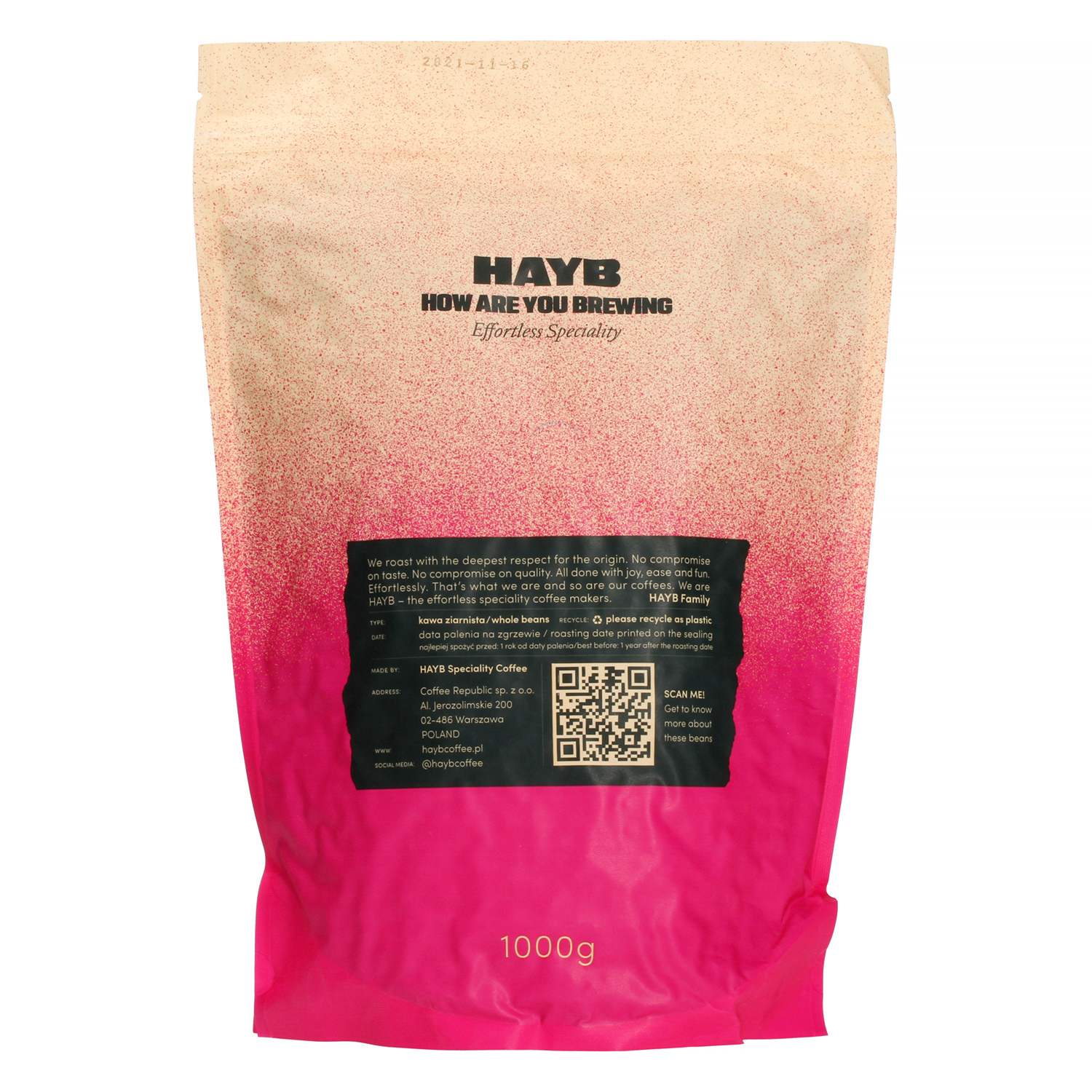 HAYB - Pink Espresso Blend WTF 1kg