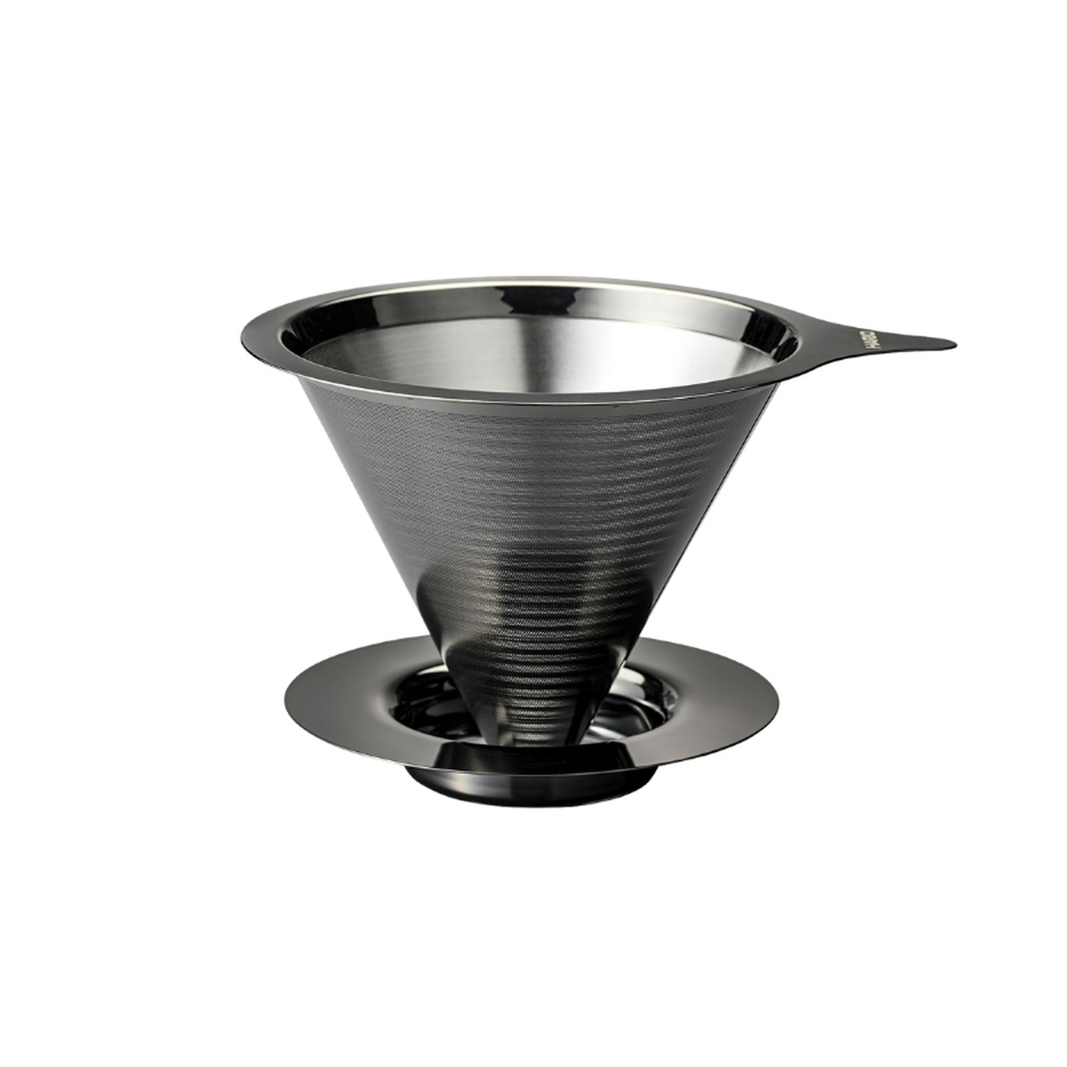 Hario - Double Mesh Metal Dripper - Metalowy dripper z filtrem grafitowy