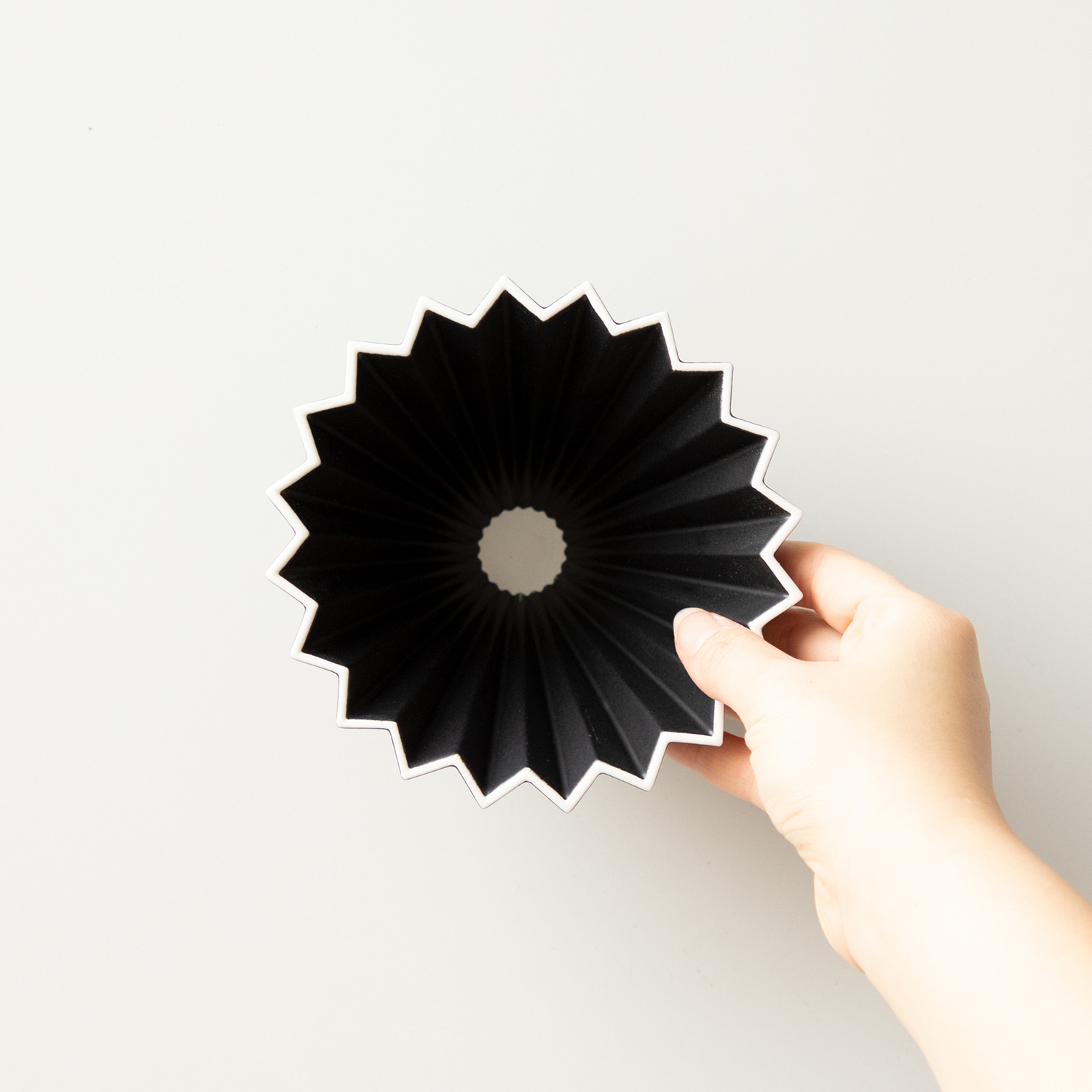 ORIGAMI - Dripper M Matowy czarny