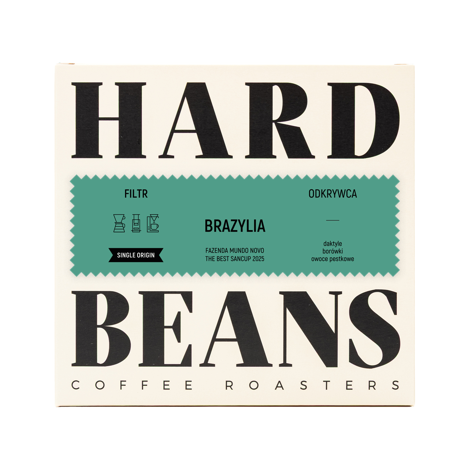 Hard Beans - Brazil Fazenda Mundo Novo The Best Sancup 2025 Natural Filter 250 g