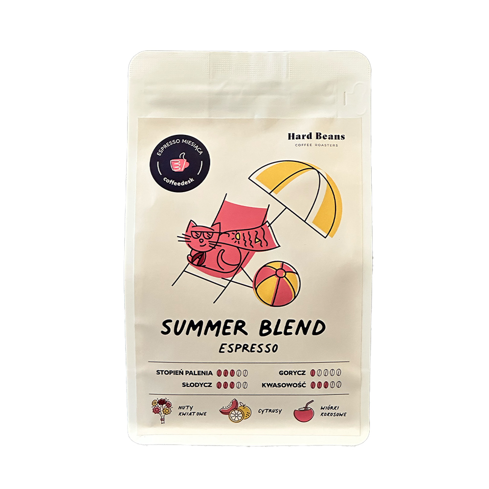 ESPRESSO MIESIĄCA: Hard Beans - kawa ziarnista Summer Blend Espresso 250 g