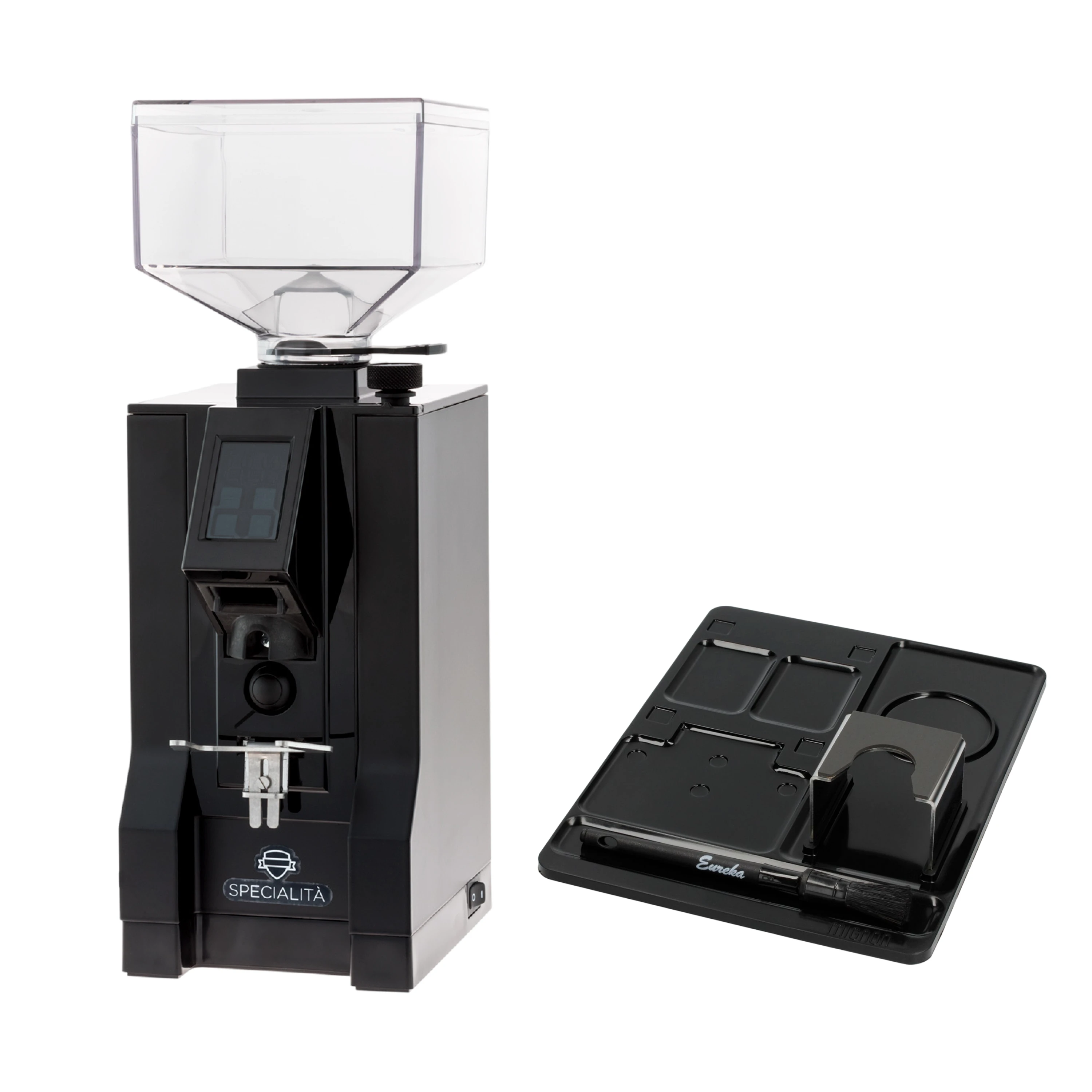 Eureka Mignon Specialita Matte Black 15BL Grinder + Mat Kit