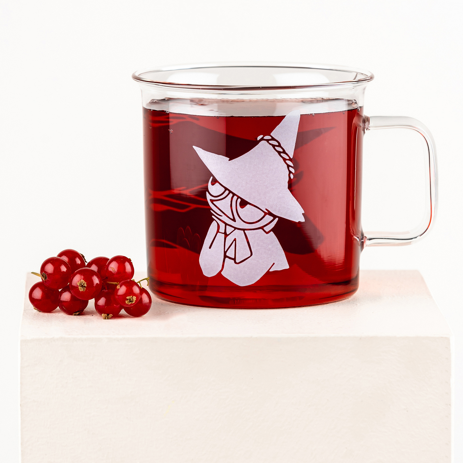 Moomin - Snufkin Glass Mug 350ml Transparent