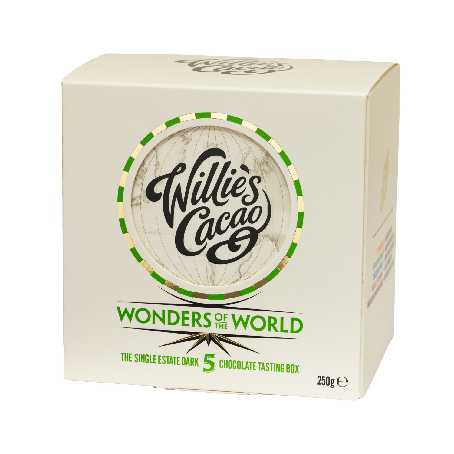 Willie's Cacao - Zestaw 5 czekolad - Wonders of the World x 5 - 250g