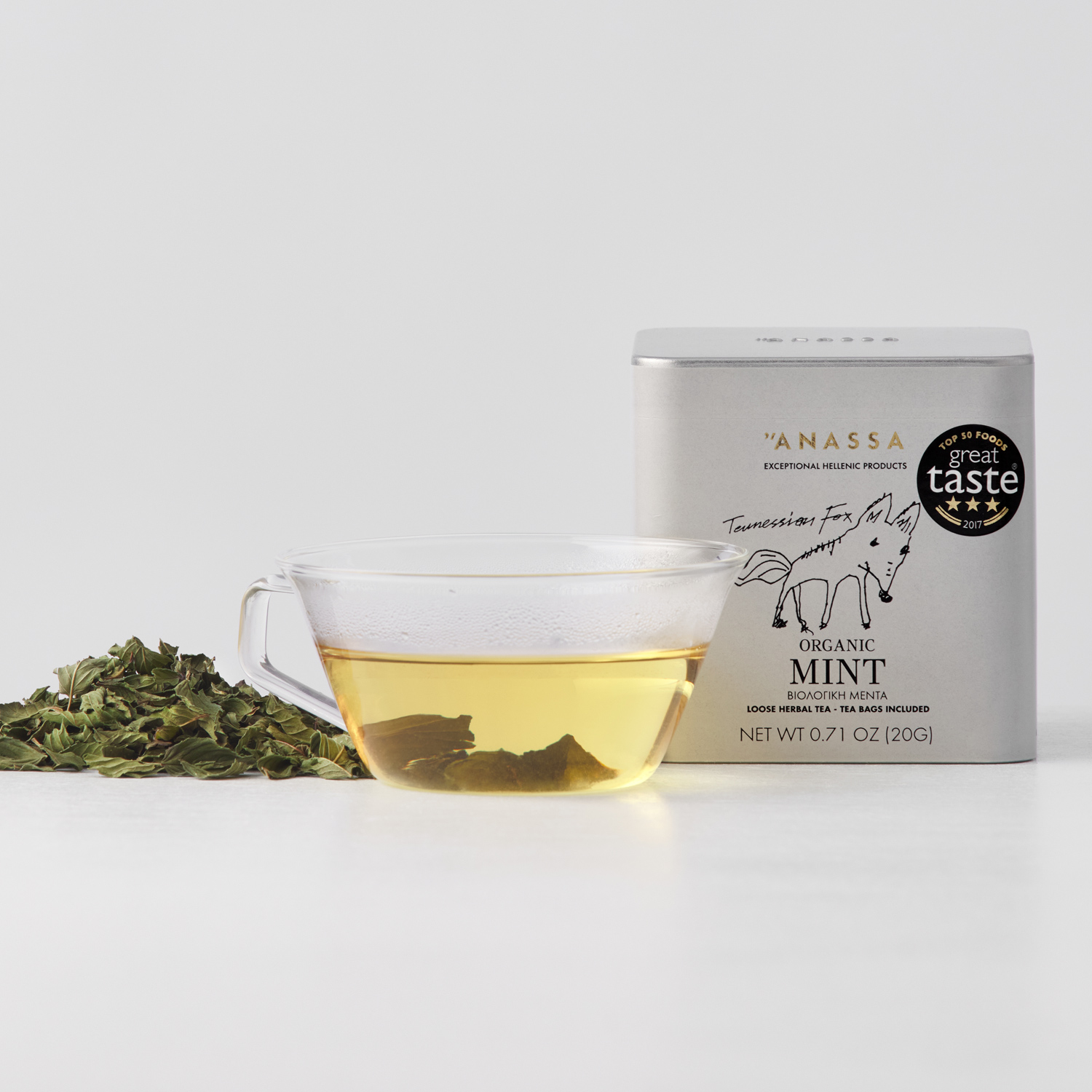 Anassa - Organic Mint - Tin Box 20 g