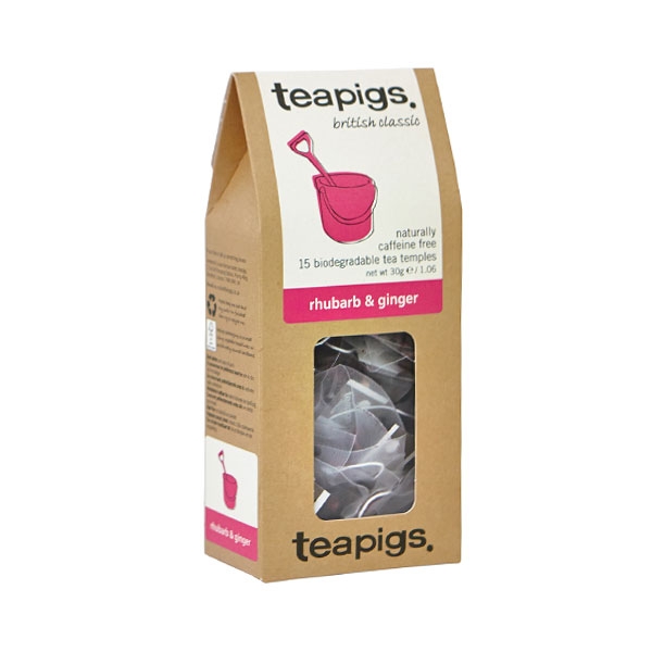 teapigs Rhubarb & Ginger - 15 Tea Bags