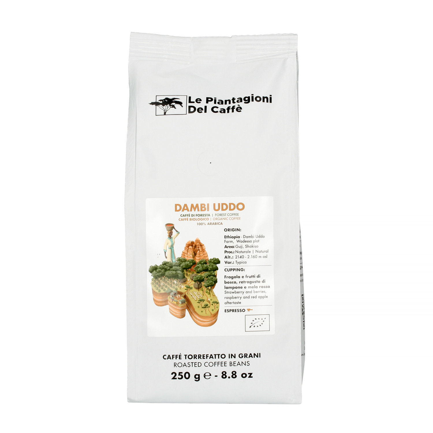 Le Piantagioni del Caffe - Ethiopia Dambi Uddo Organic 250g