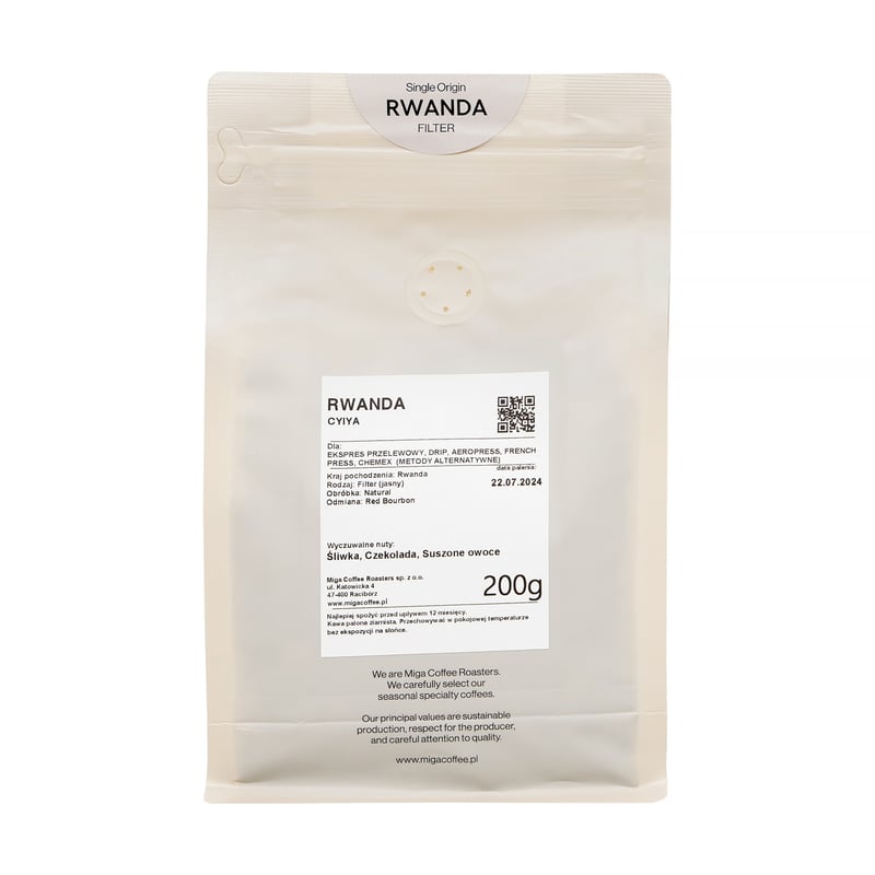 Miga Coffee - Rwanda Cyiya Natural Filter 200g