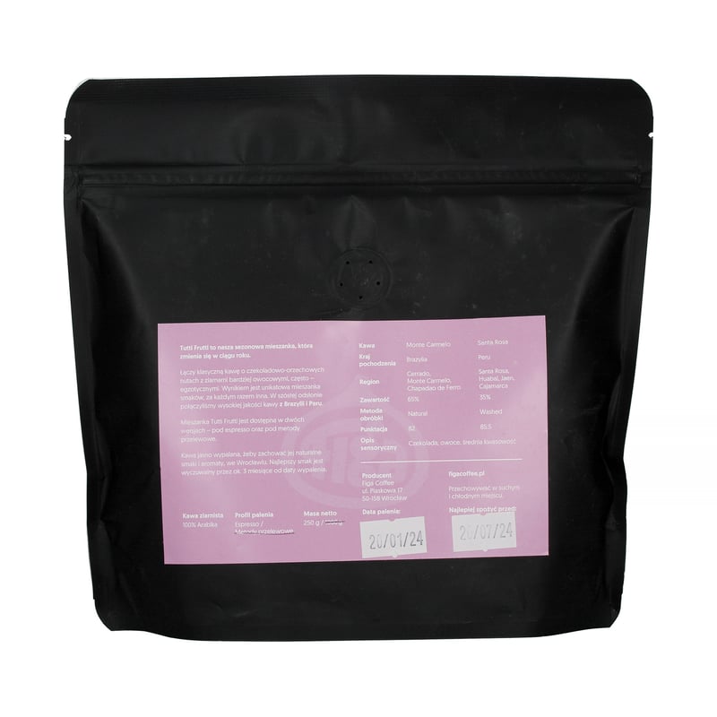 Figa Coffee - Tutti Frutti 6 Blend Espresso 250g (outlet)