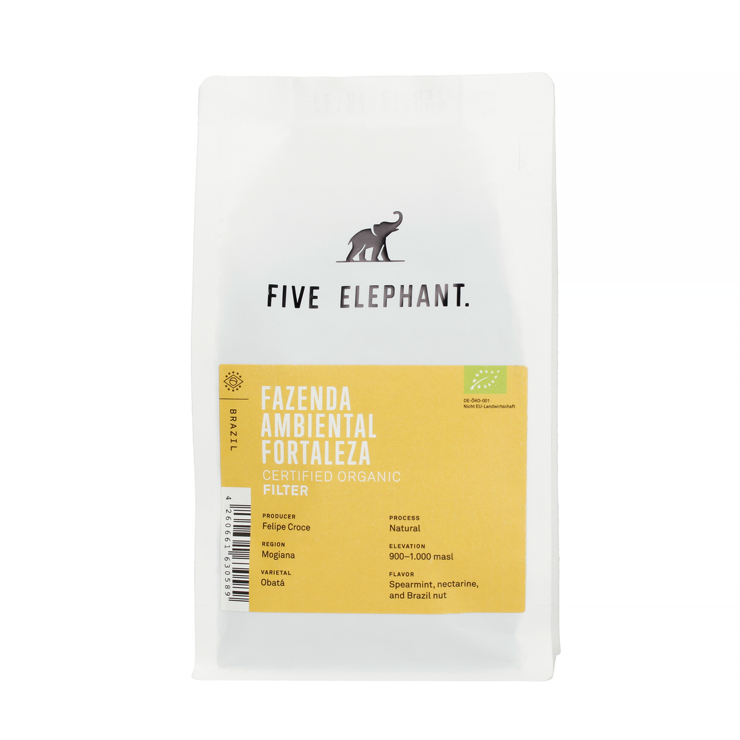 Five Elephant - Brazylia Mogiana Fazenda Ambiental Fortaleza Natural Filter 250g