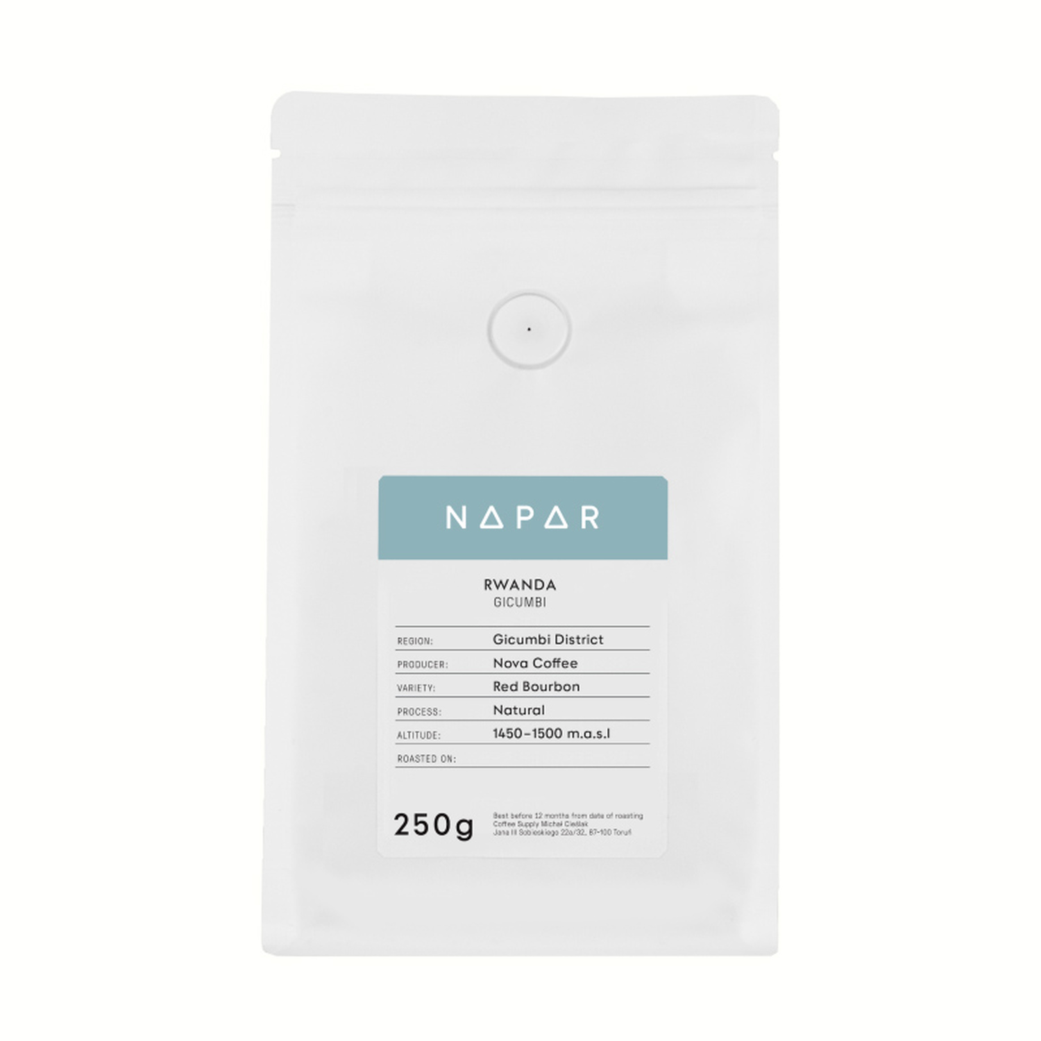 Napar - Rwanda Gicumbi Natural Filter 250g