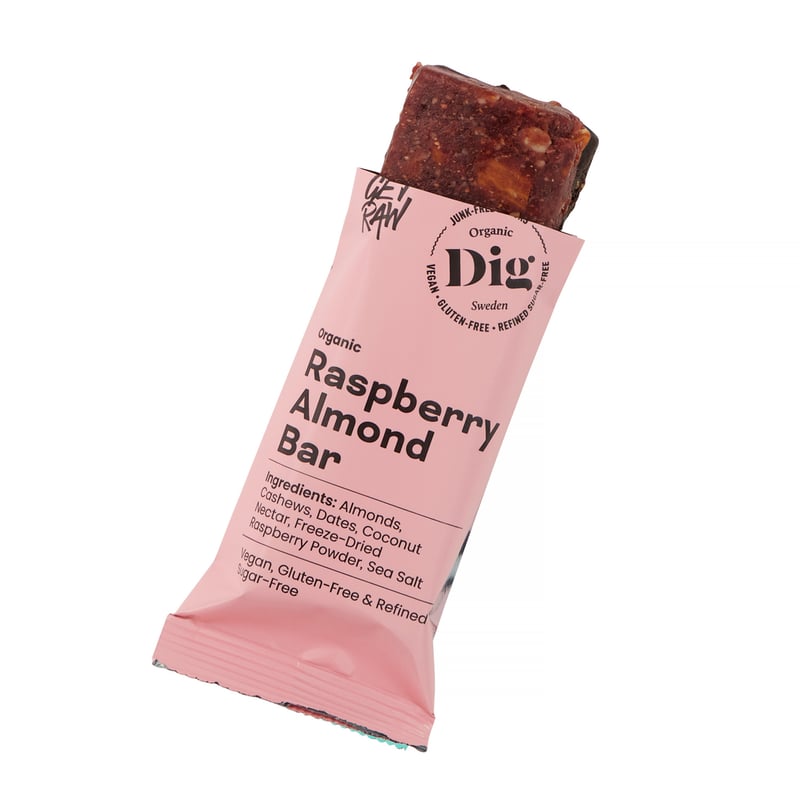 Dig - Raspberry Almond Bar 42g