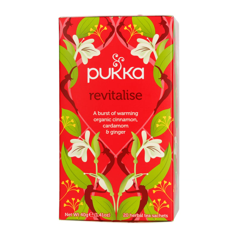 Pukka - Revitalise BIO - Herbata 20 saszetek