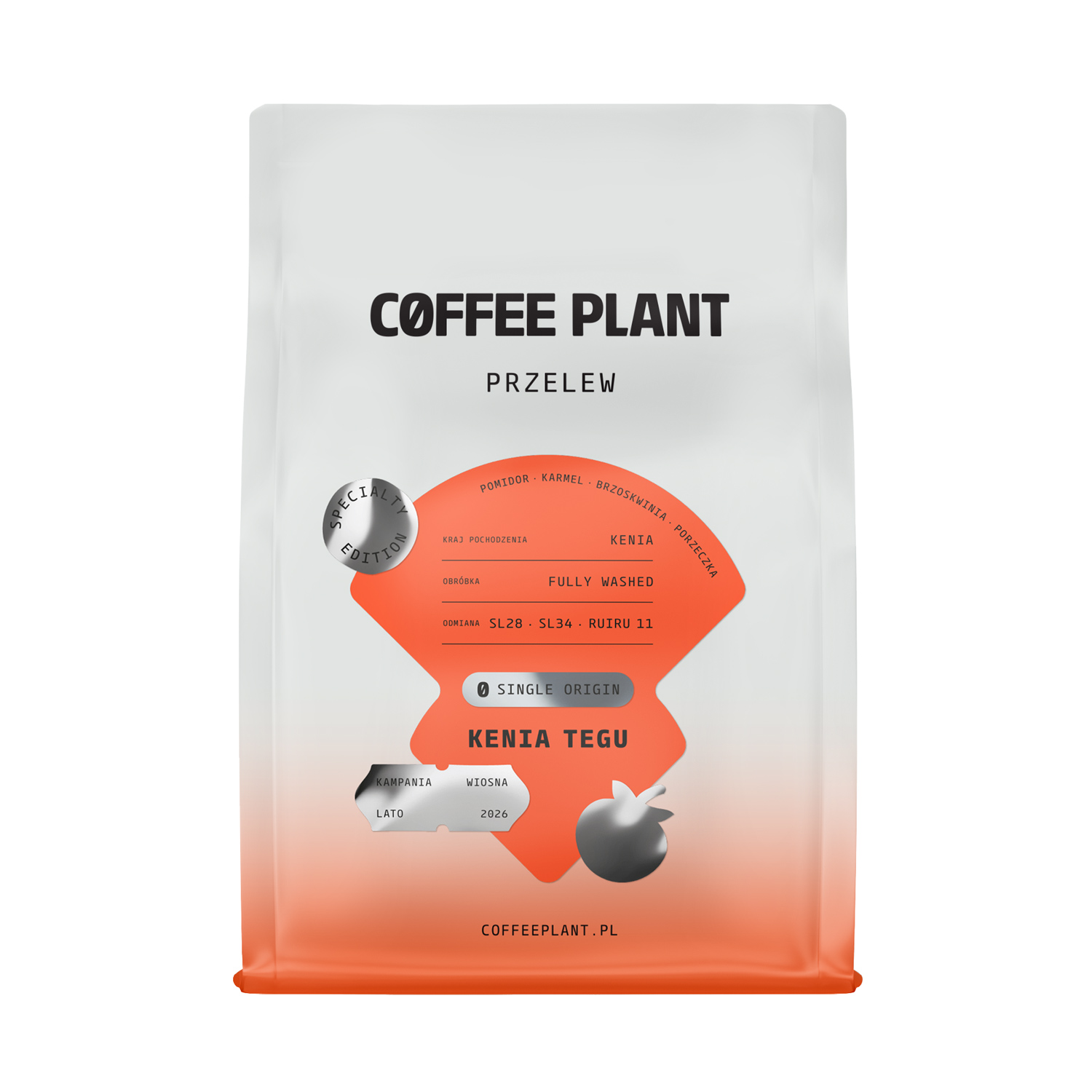 COFFEE PLANT - Kenya Tegu Fully Washed Filter 250 g