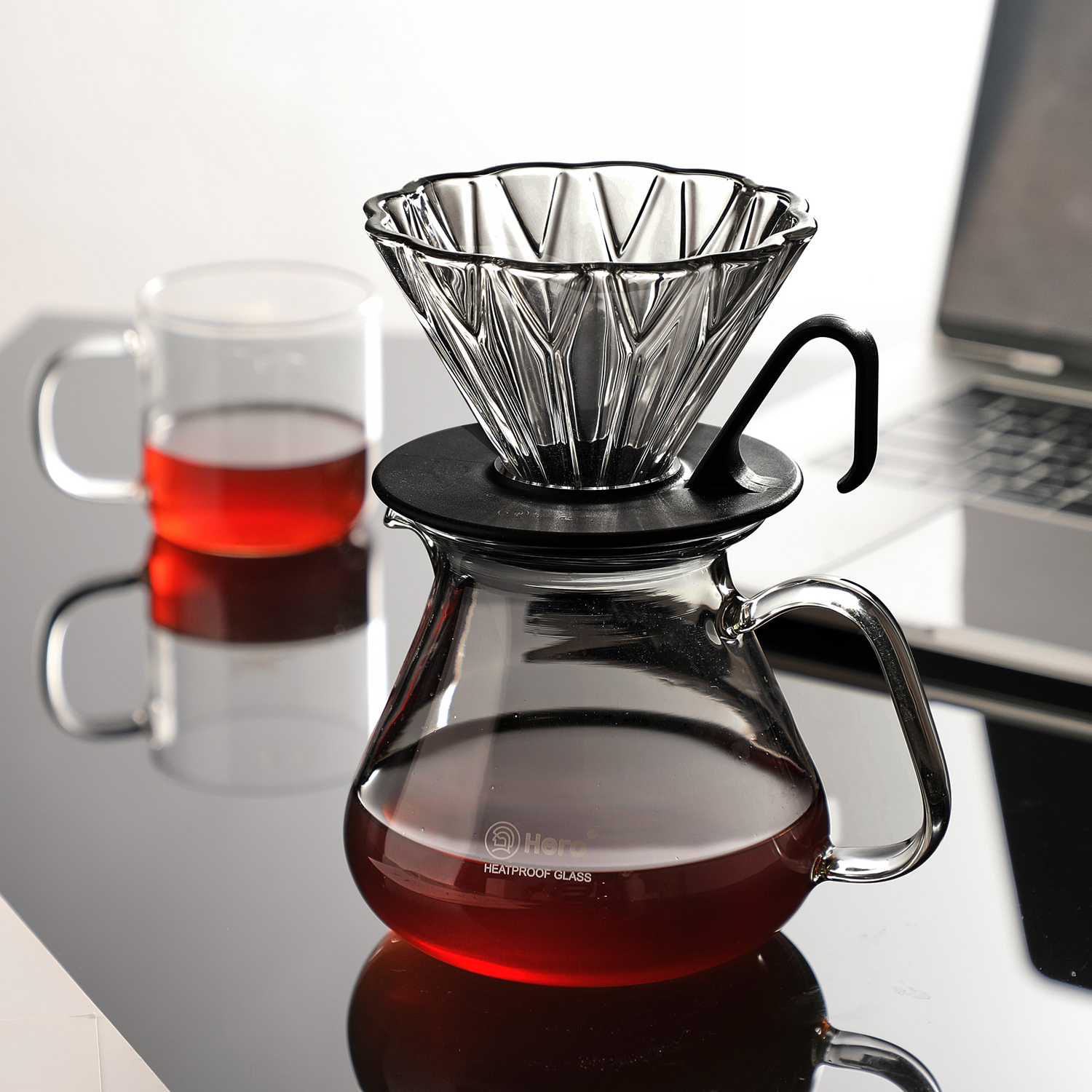 zeroHero - serwer szklany 450 ml