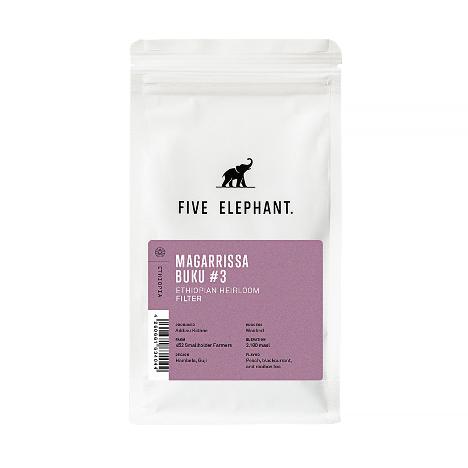 Five Elephant - Ethiopia Magarissa Buku #3 Washed Filter 250g