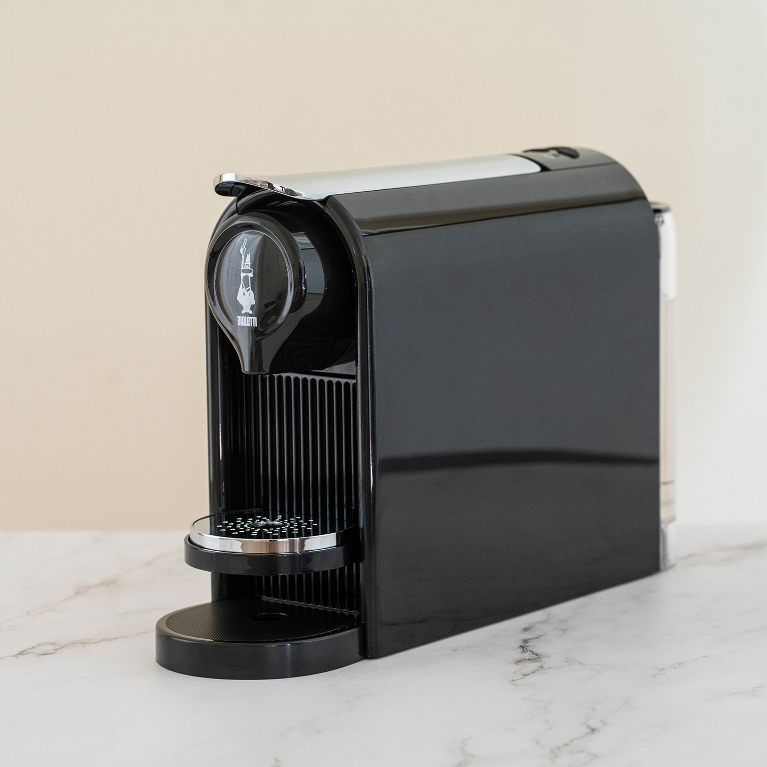 Bialetti - Capsule Coffee Maker Gioia Plus - Black + 48 capsule NAPOLI