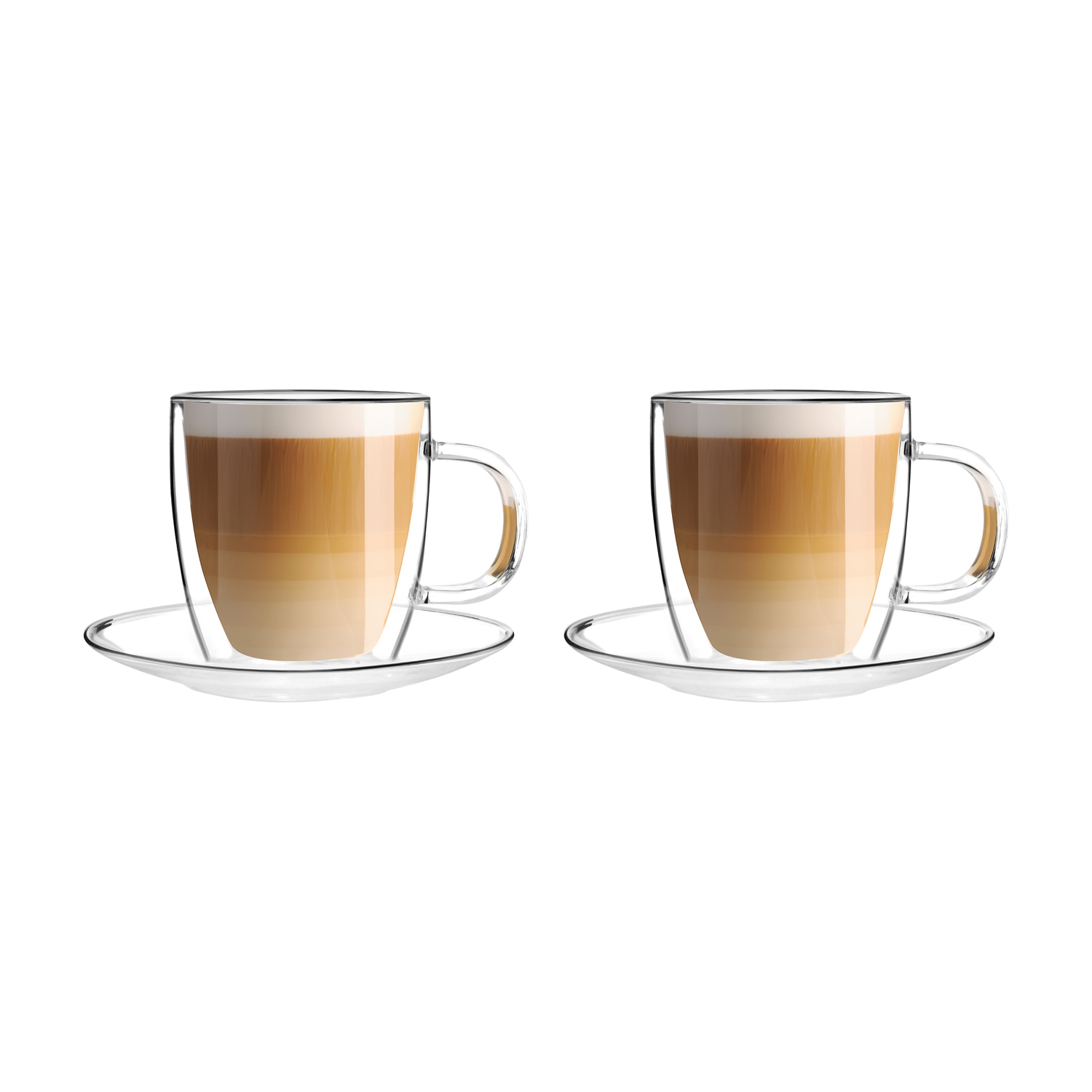 Vialli Design - Set of 2 cups with saucers Amo 250 ml