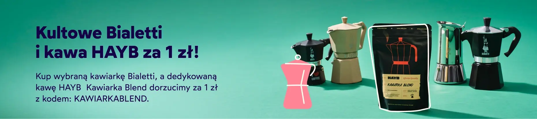 Kawiarka + HAYB Kawiarka Blend za 1zł