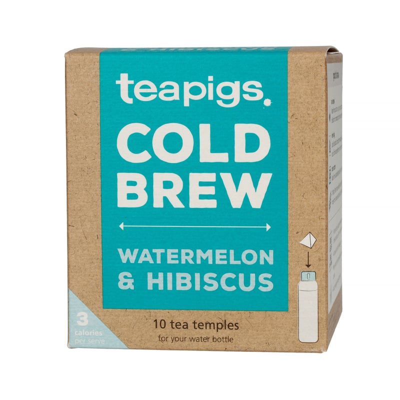 teapigs Watermelon & Hibiscus - Cold Brew 10 piramidek (outlet)