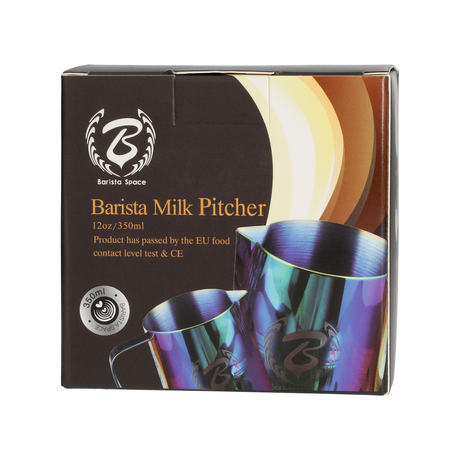 Barista Space - 350 ml Titanium Black Milk Jug