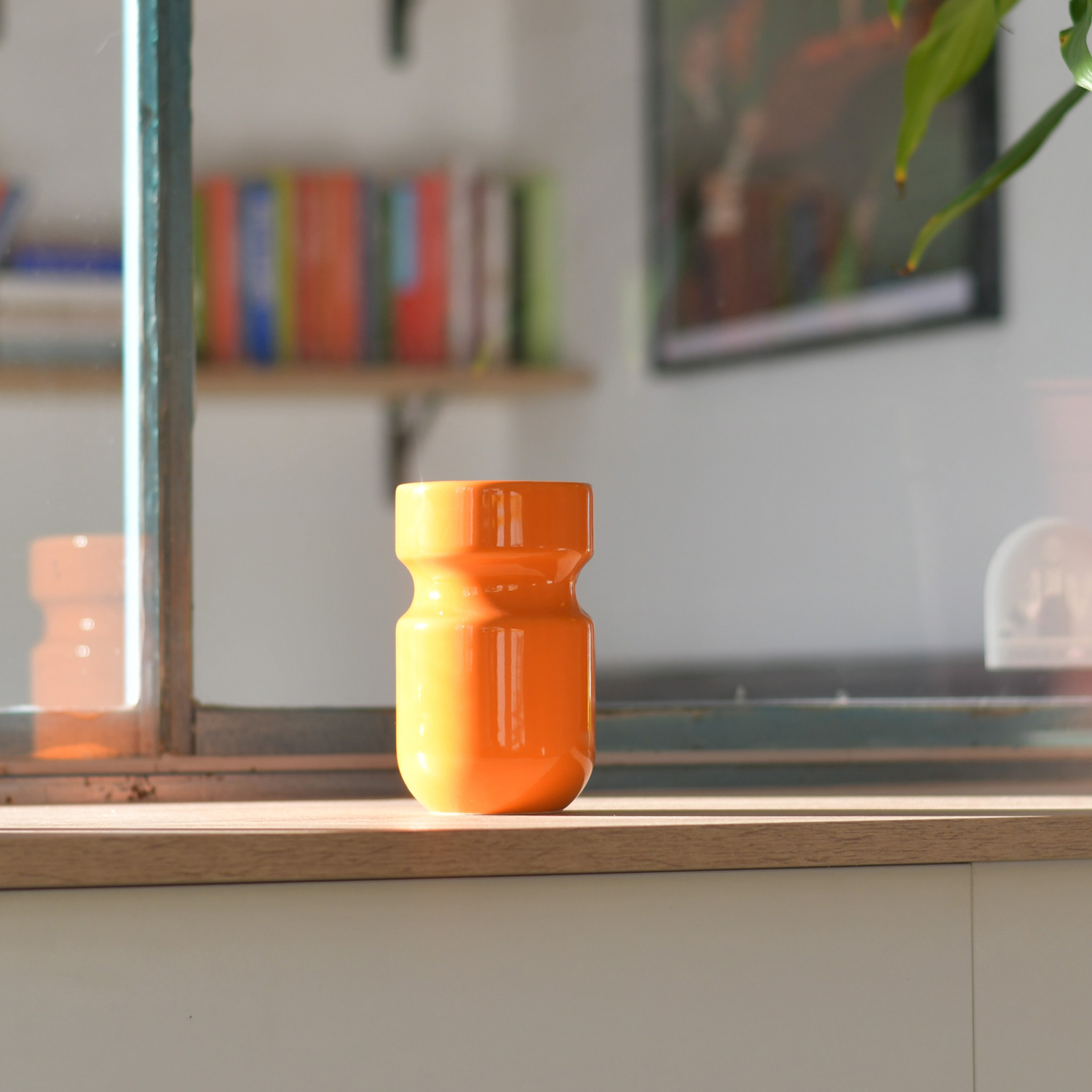 NOT.BAD x Coffeedesk - kubek ceramiczny BAD DOSE pomarańczowy 450 ml