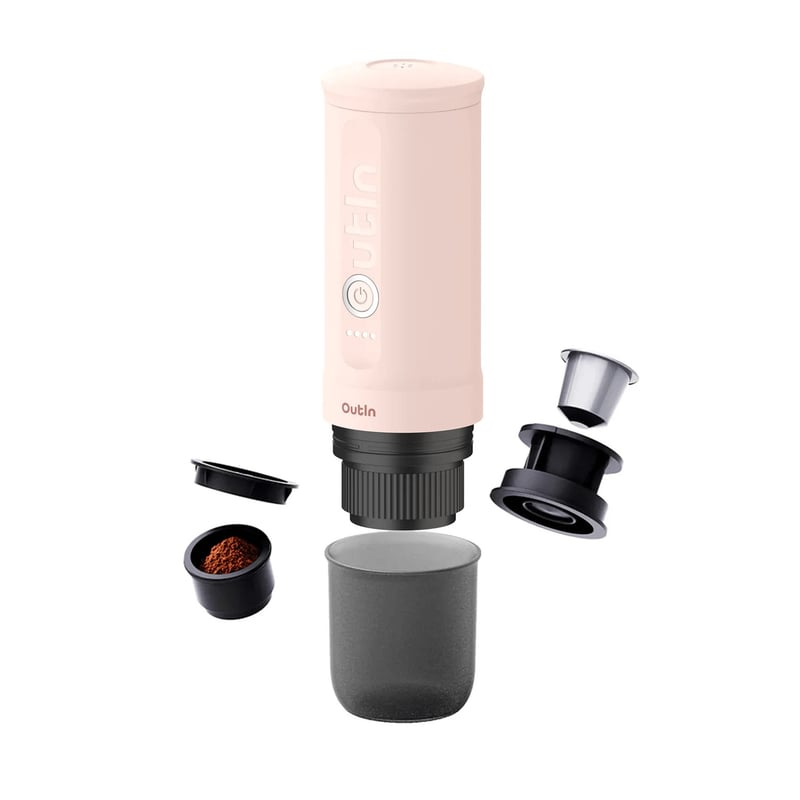 Outin - Nano Espresso Maker - Przenośny ekspres Rose Quartz