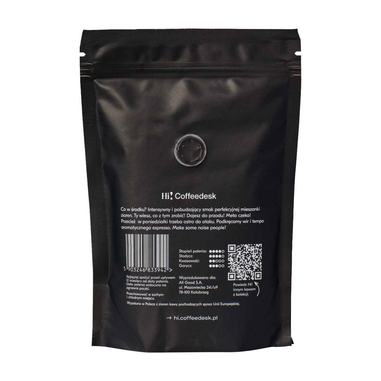 Hi! Coffeedesk - kawa ziarnista Esko Espresso 250 g