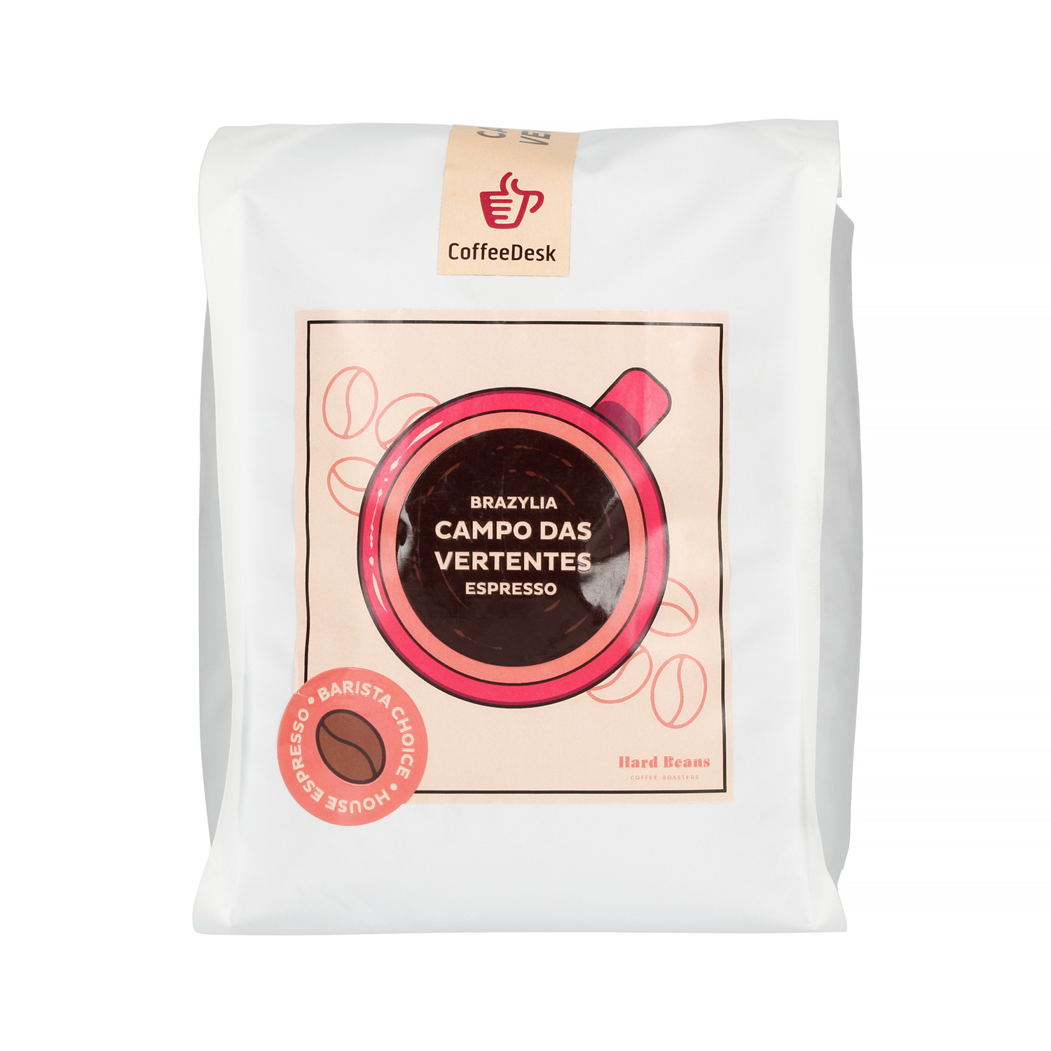 Hard Beans x Coffeedesk - Brazil Campo das Vertentes Espresso 1kg