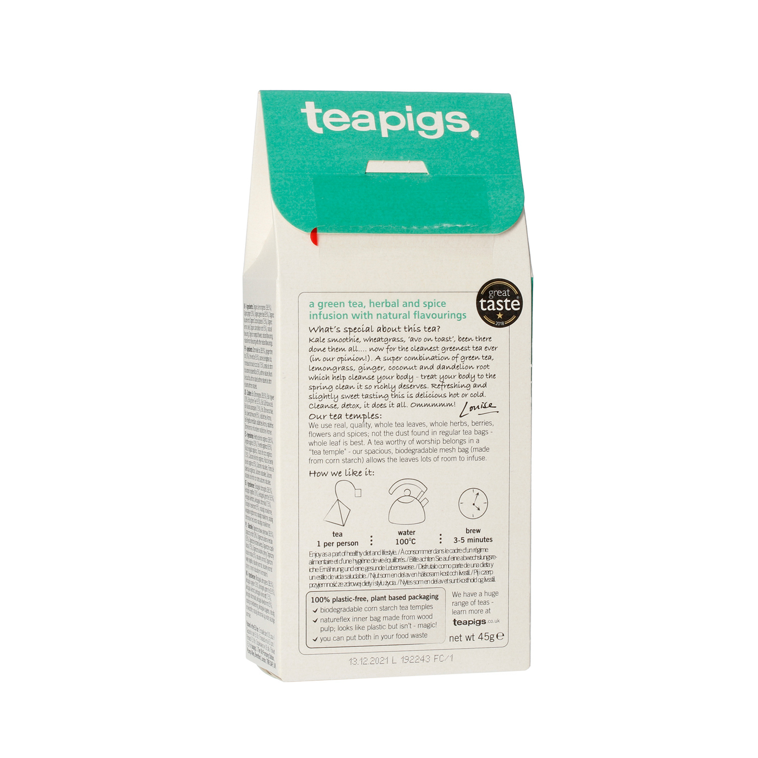 teapigs Cleanse - Detox Tea 15 piramidek