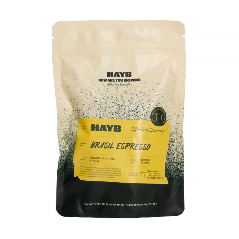 HAYB - Brazylia Cerrado Patrocinio Espresso - 10 kapsułek