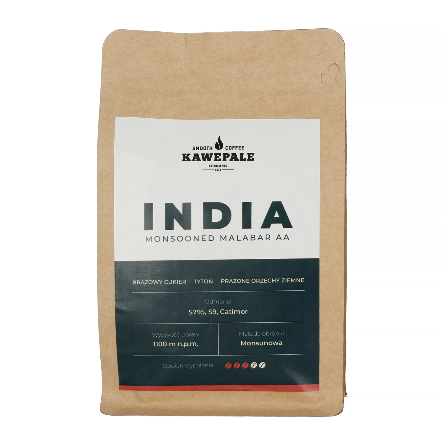 KawePale - Indie Monsooned Malabar AA Espresso 250g